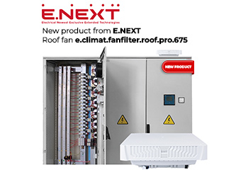 New product from E.NEXT: Roof fan e.climat.fanfilter.roof.pro.675