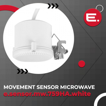 Review of the movement sensor microwave e.sensor.mw.759HA.white