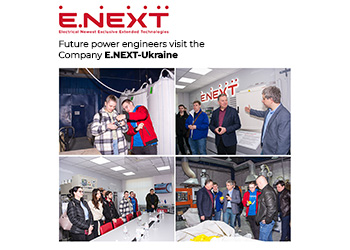 Future power engineers visit the Company E.NEXT-Ukraine: a new generation explores the electrical engineering industry