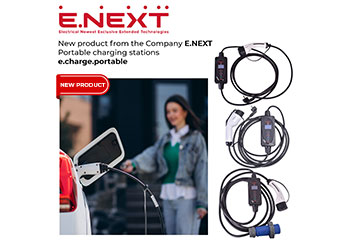 New product from the Company E.NEXT — Portable charging stations e.charge.portable