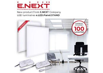 New product from E.NEXT Company — LED luminaires e.LED.Panel.STAND