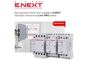 New product from the company E.NEXT — Modular contactors e.mc PRO series