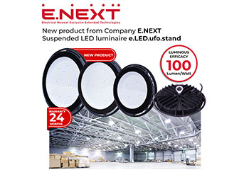 New product from Company E.NEXT — Suspended LED luminaire e.LED.ufo.stand