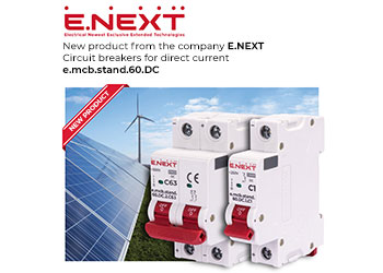 New product from the company E.NEXT — Circuit breakers for direct current e.mcb.stand.60.DC