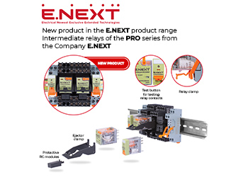 New product in the E.NEXT product range — Intermediate relays of the PRO series from the Company E.NEXT