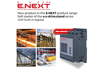 New product in the E.NEXT product range — Soft starter of the e.s-drive.stand series